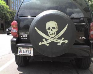 have you seen that new pirate movie?  it's rated just like your license plate.